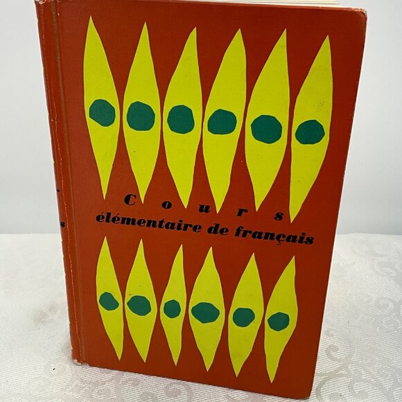 Cours Elementaire De Francais Book 1956 - Picture 1 of 4